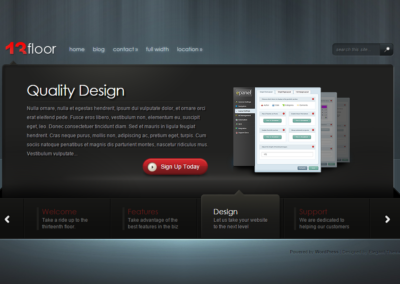 Corporate website design
